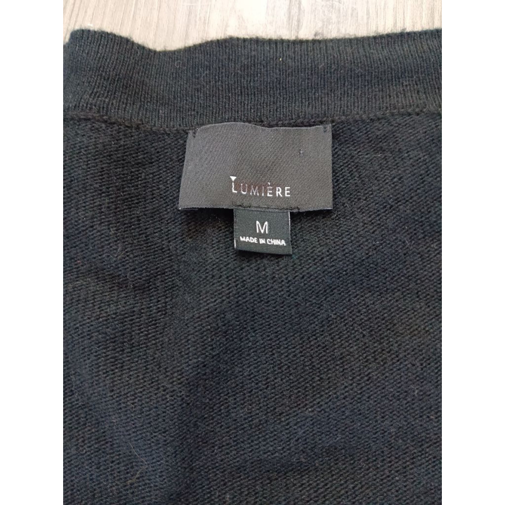 Women's Lumiere Cardigan Size M Black - Picture 2 of 2